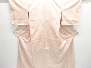 未使用品　麻の葉模様織り出し西陣お召着物